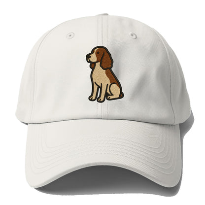English Springer Spaniel - Modern spanie - Baseball Cap For Big Heads - Off White