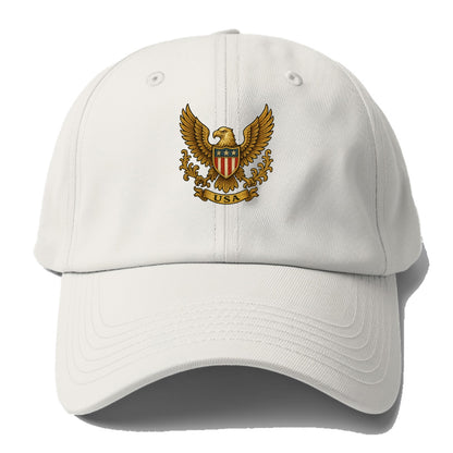 Usa Heritage Eagle 3 - Baseball Cap For Big Heads - Off White
