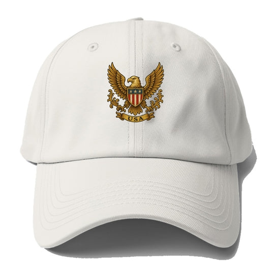 Usa Heritage Eagle 3 - Baseball Cap For Big Heads - Off White