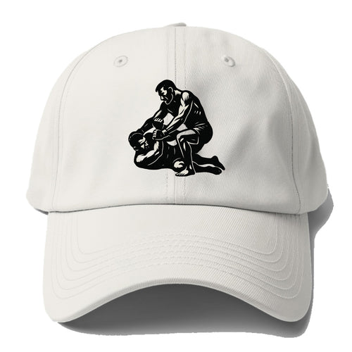 MMA fighter in ground submission hold - Baseball Cap For Big Heads