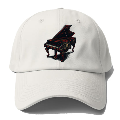 Harpsichord with baroque decorative styling - Baseball Cap - Off White