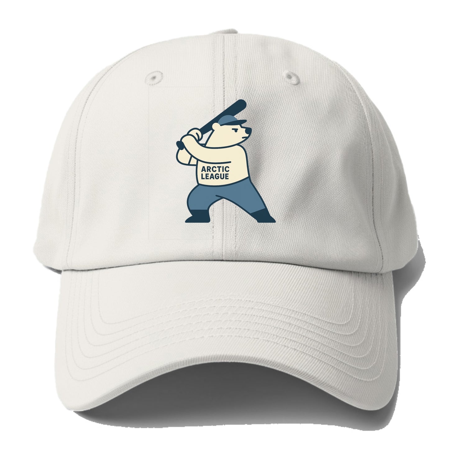 Polar Bear Baseball MVP - Baseball Cap - Off White
