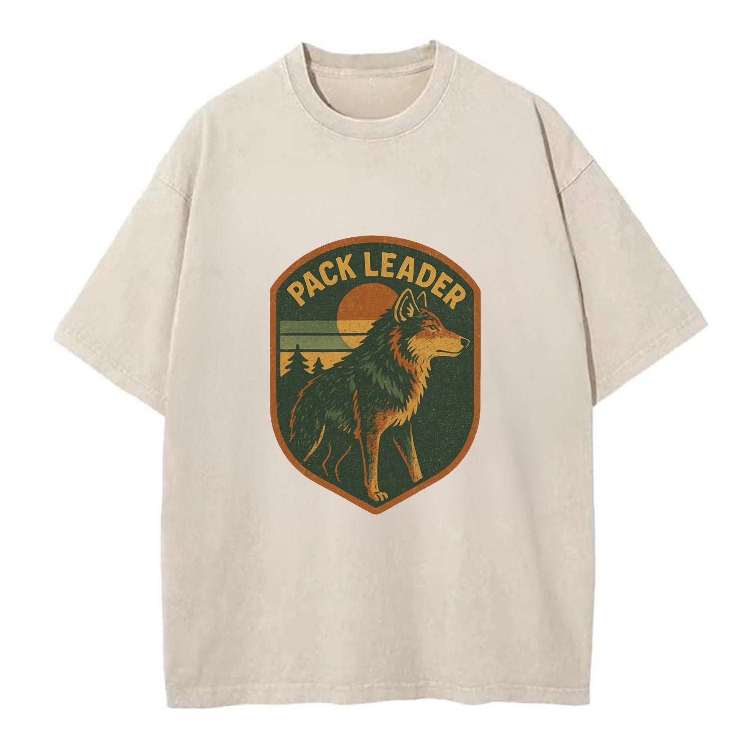 Pack Leader  - Vintage T-shirt - Off White