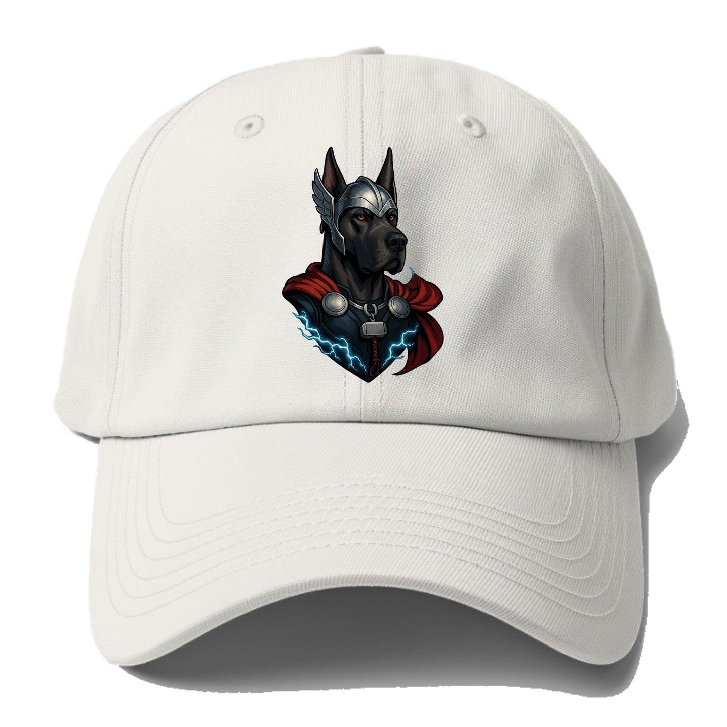 Great Dane Thor  - Baseball Cap - Off White