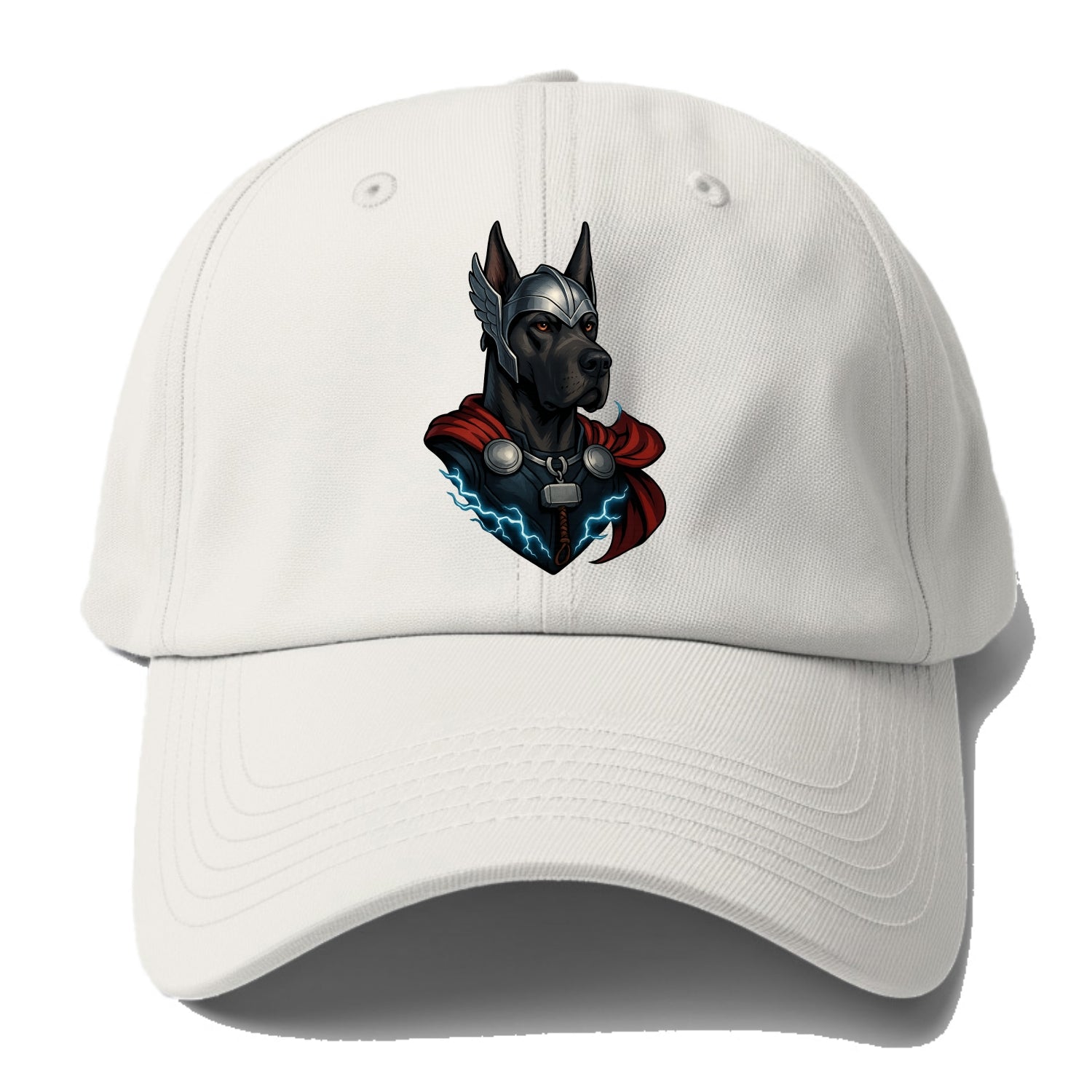 Great Dane Thor  - Baseball Cap - Off White