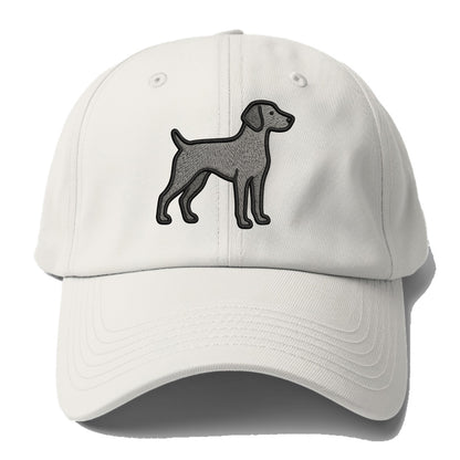 Weimaraner - Trendy gray ghost design wi - Baseball Cap For Big Heads - Off White
