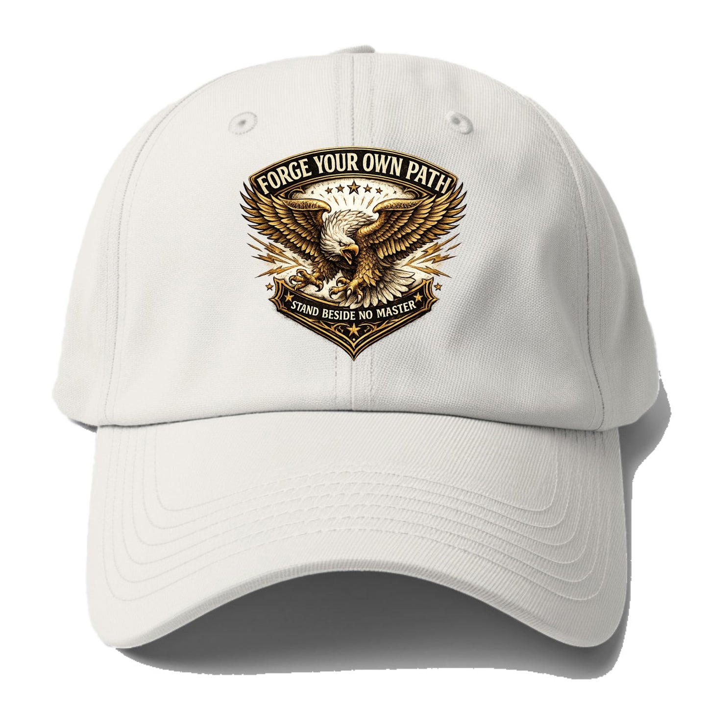 Forge Your Own Path - Baseball Cap For Big Heads - Off White