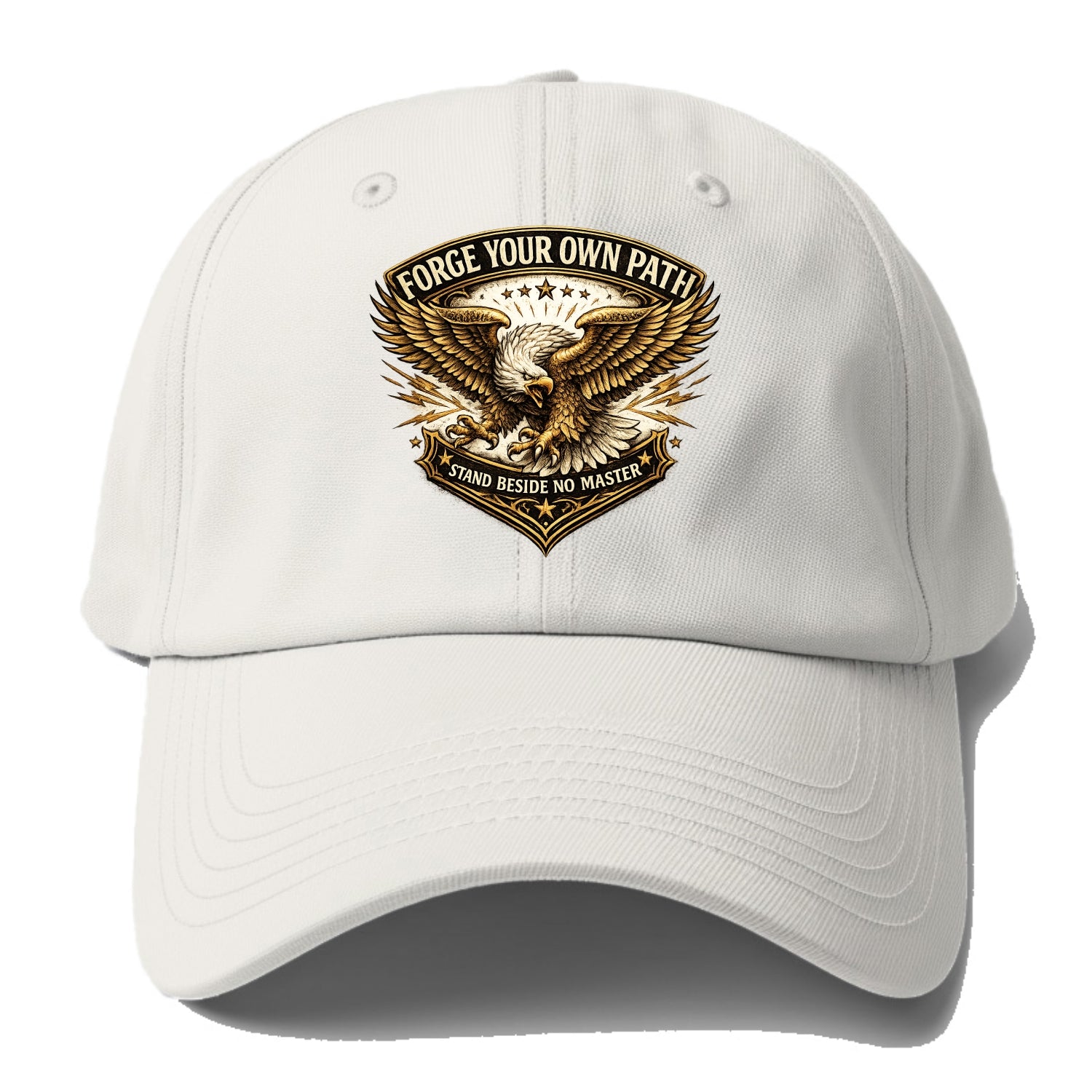 Forge Your Own Path - Baseball Cap For Big Heads - Off White