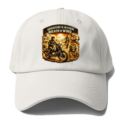 Adventure Vintage Rides - Baseball Cap - Off White