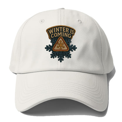 Winter Is Coming  - Baseball Cap - Off White