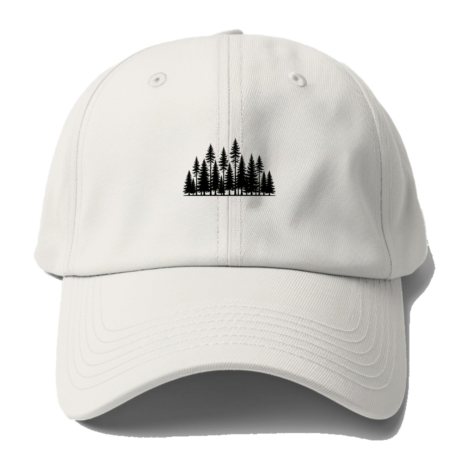 Pine Forest - Baseball Cap - Off White