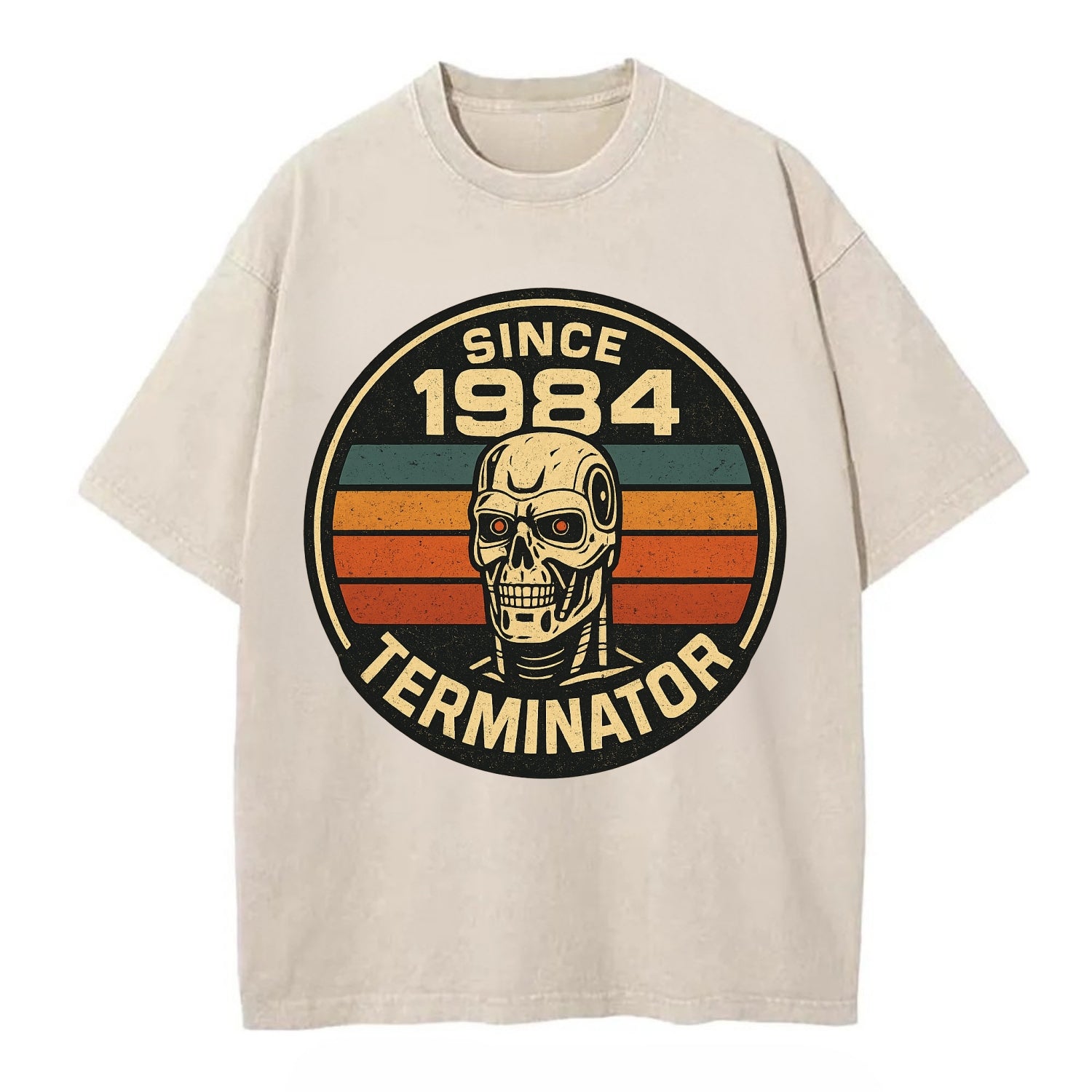 Terminator - Vintage T-shirt - Off White