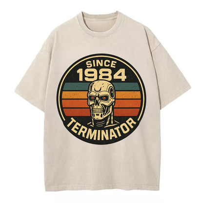 Terminator - Vintage T-shirt - Off White