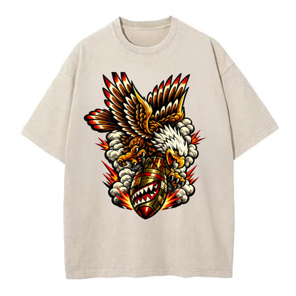 War Eagle Dive - Vintage T-shirt - Off White