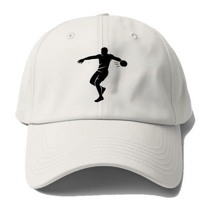 Discus thrower spinning release - Baseball Cap - Off White
