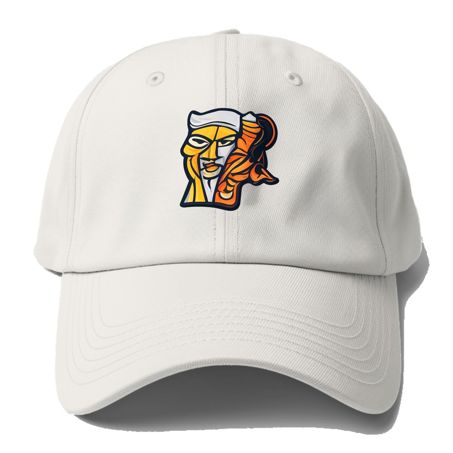 Axis Face - Baseball Cap For Big Heads - Off White