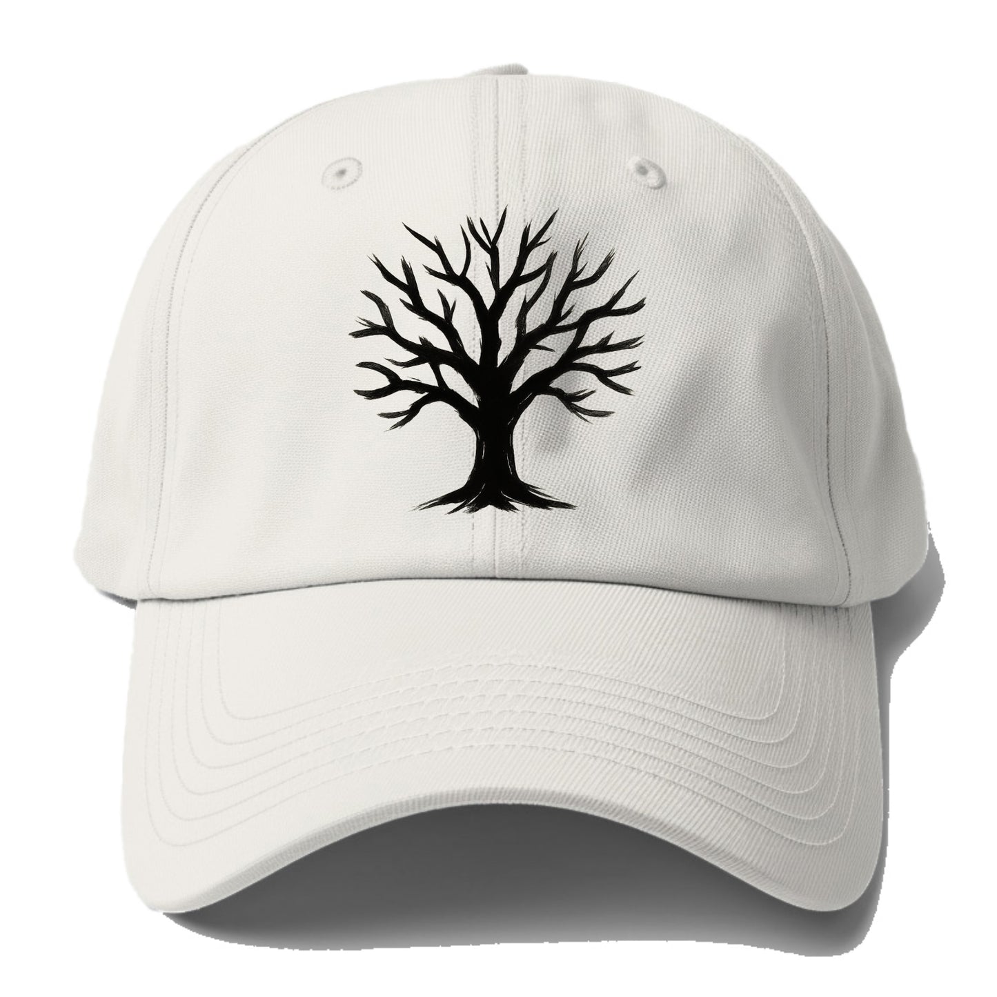 Tree with many branches - community strength ink art - Baseball Cap - Off White