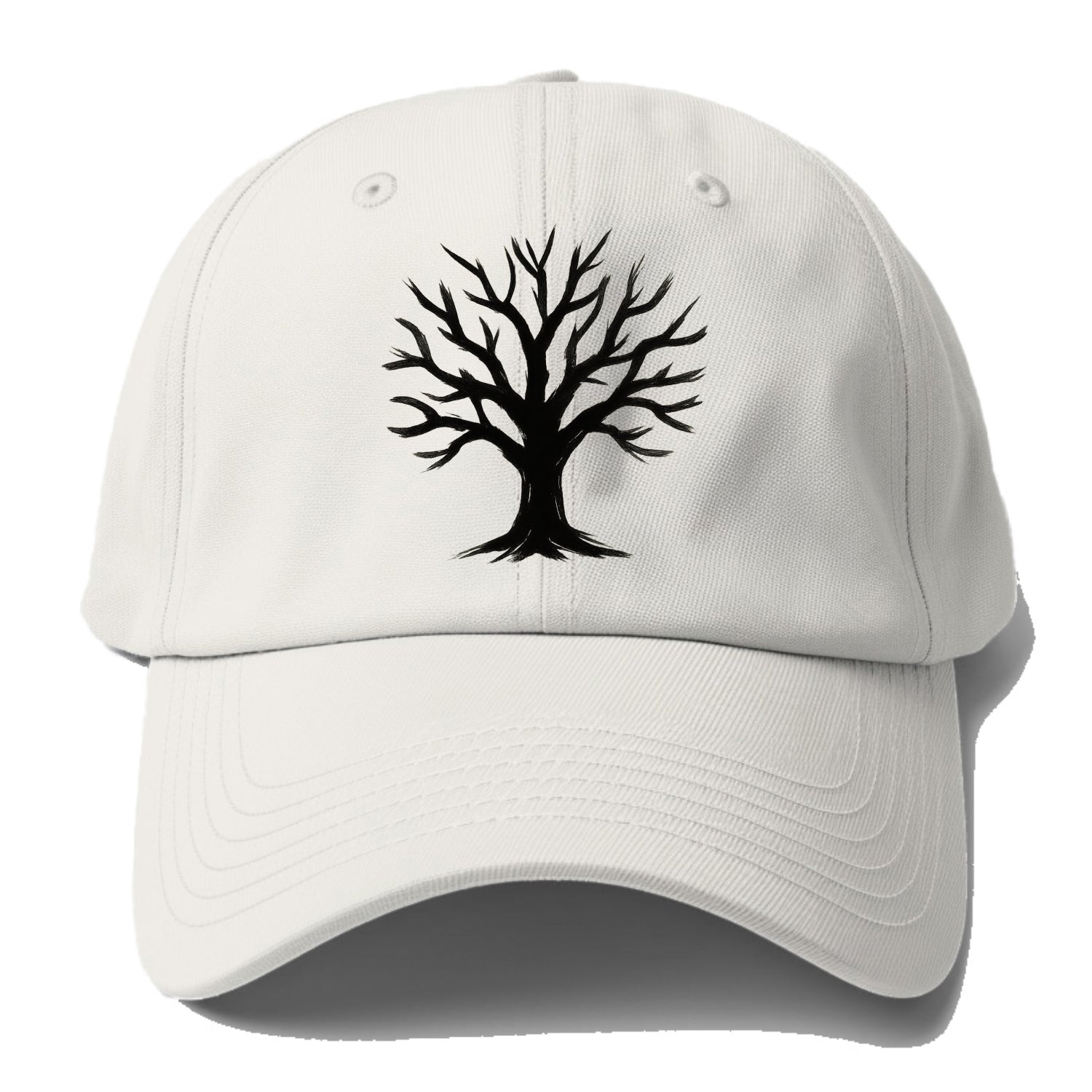 Tree with many branches - community strength ink art - Baseball Cap - Off White