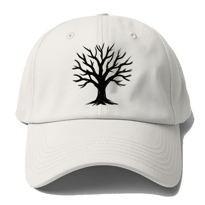 Tree with many branches - community strength ink art - Baseball Cap - Off White