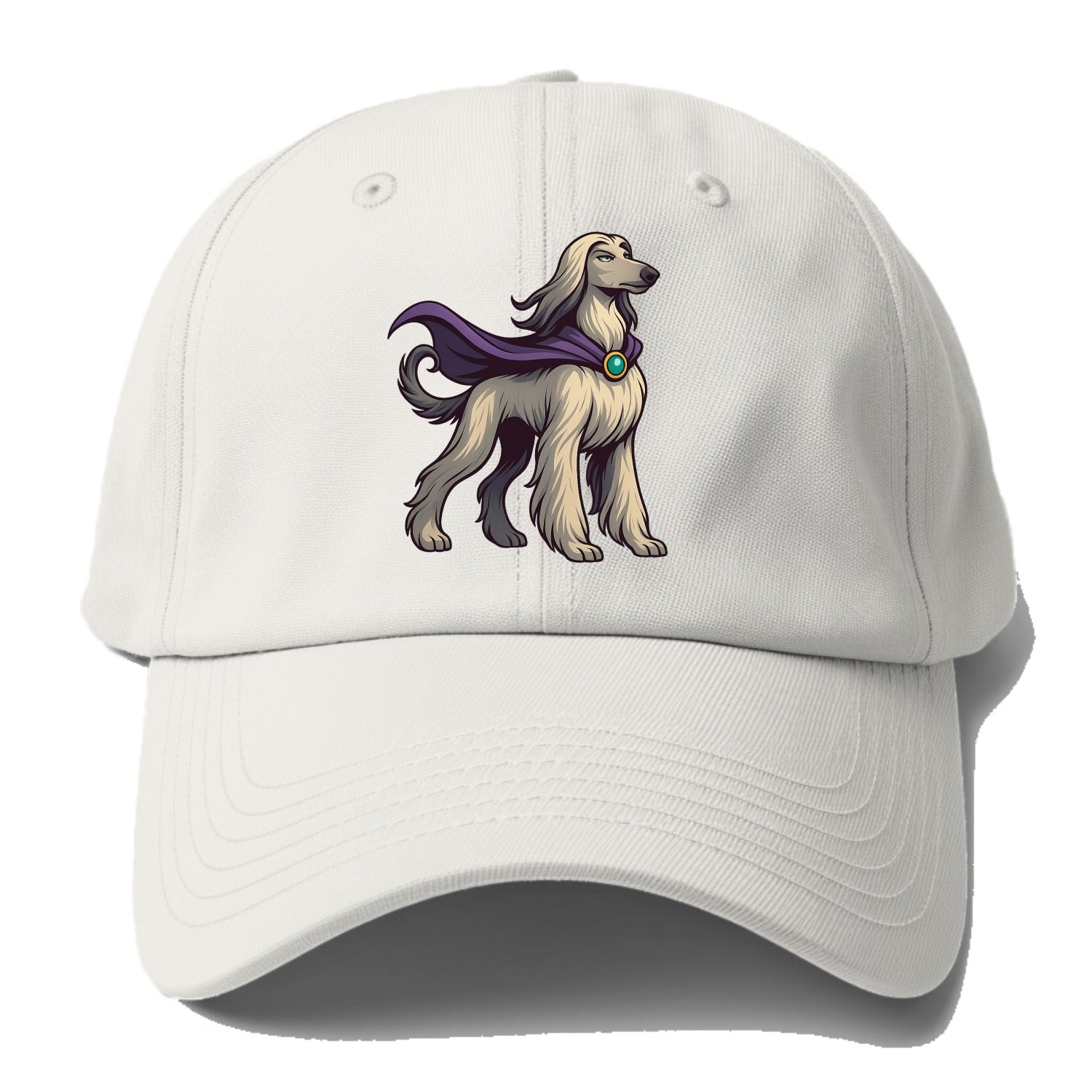 Afghan Hound Mystic Hero  - Baseball Cap Baseball Cap For Big Heads - Off White