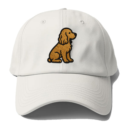 Cocker Spaniel - Contemporary spaniel de - Baseball Cap For Big Heads - Off White