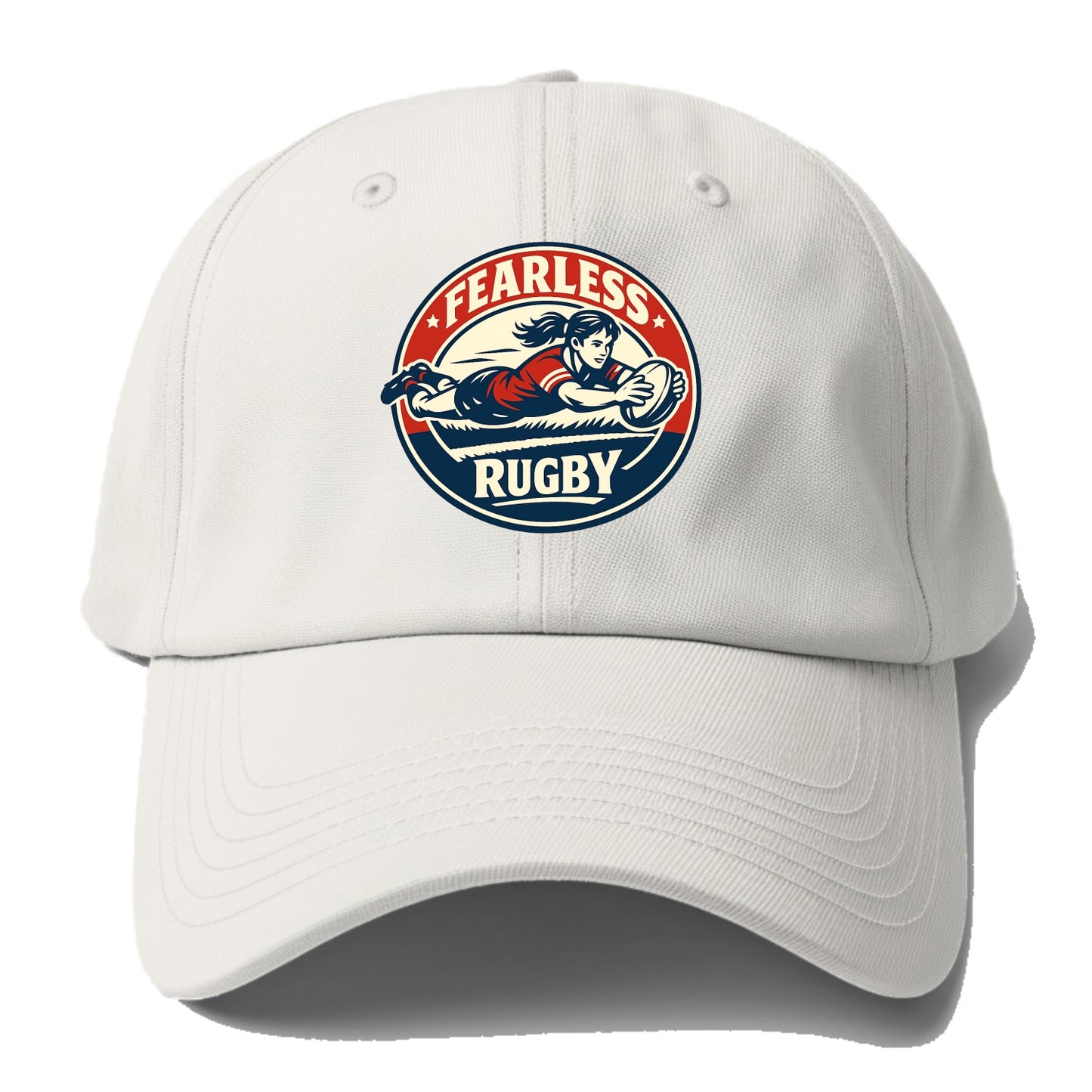 Fearless Try Scorer Emblem - Baseball Cap - Off White