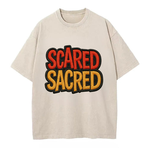 SCARED;SACRED JOURNEY Spiritual Purple Hat - Vintage T-shirt