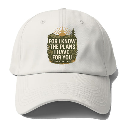 Jeremiah 29:11 Sunrise - Baseball Cap For Big Heads - Off White