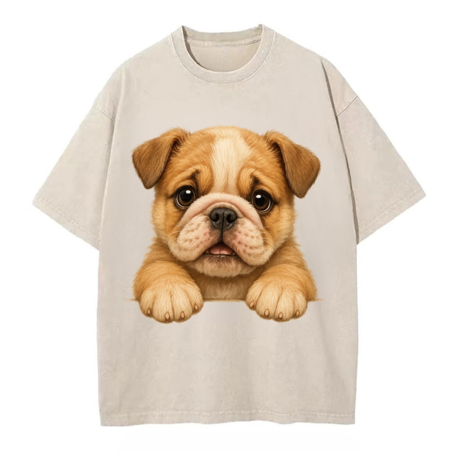 Bulldog  - Vintage T-shirt - Off White
