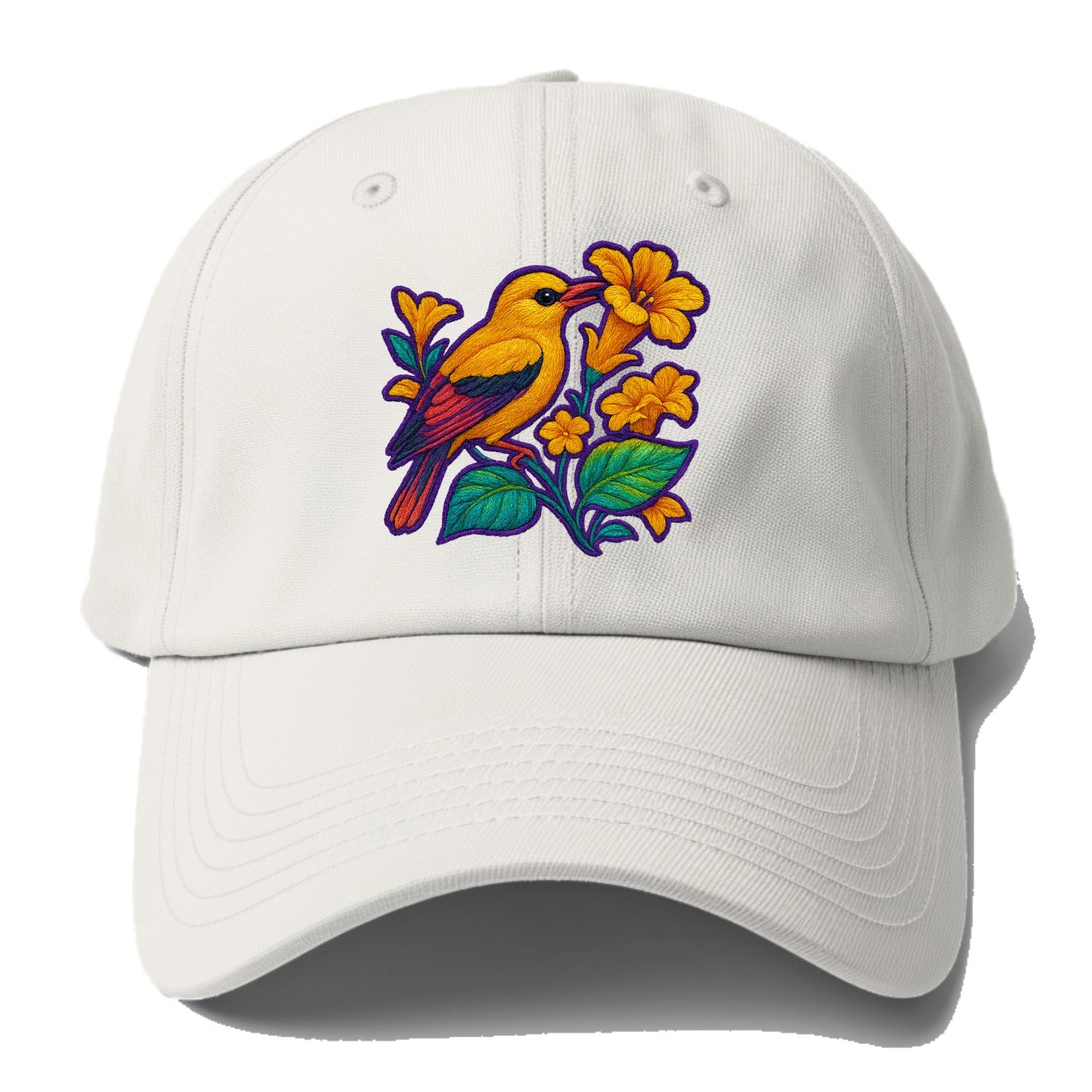 Golden Oriole - Baseball Cap For Big Heads - Off White