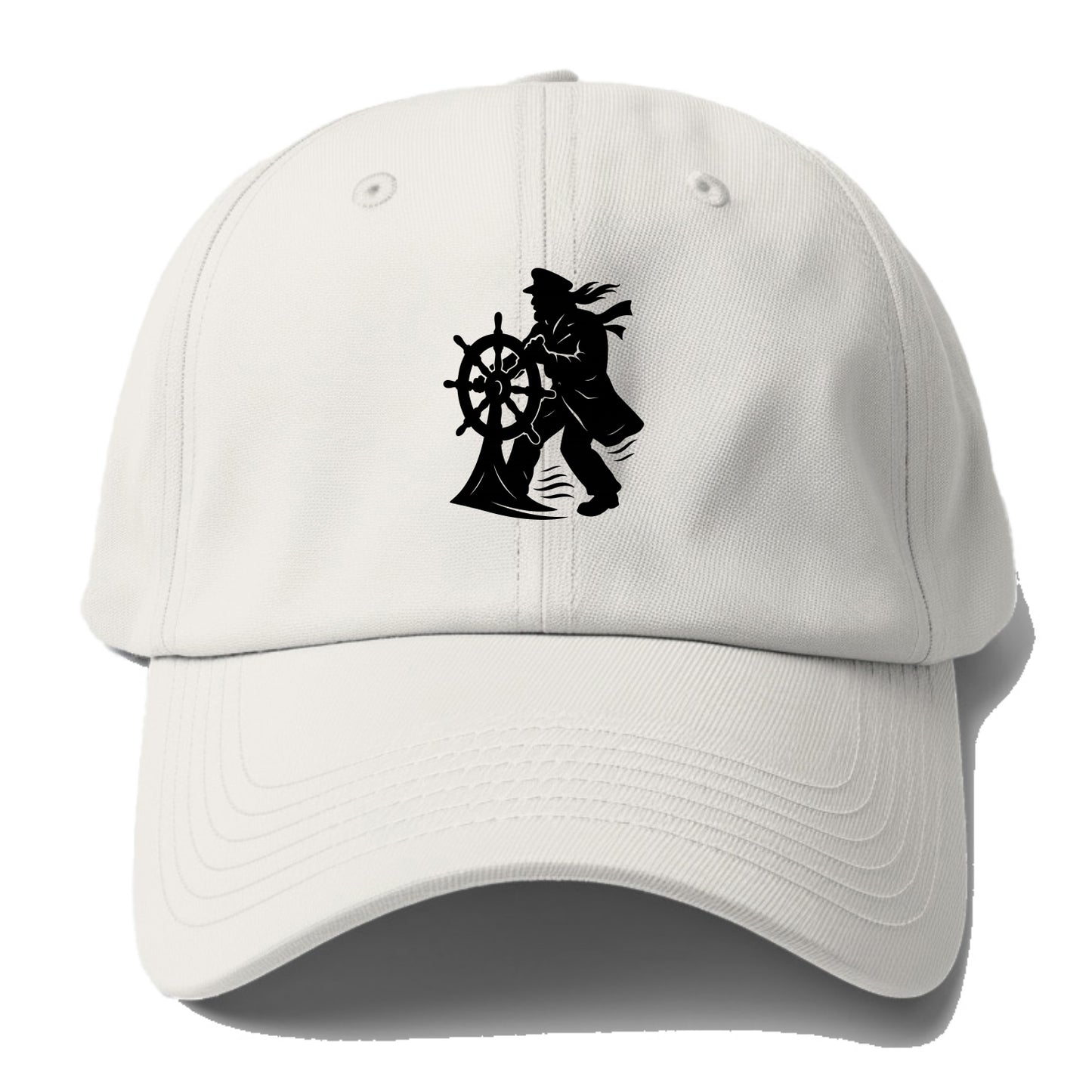 Sailor with ship wheel - Baseball Cap - Off White