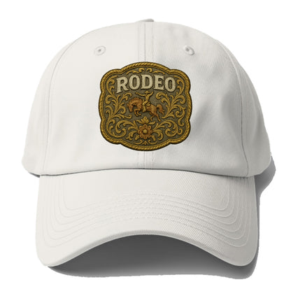 Rodeo Buckle  - Baseball Cap - Off White