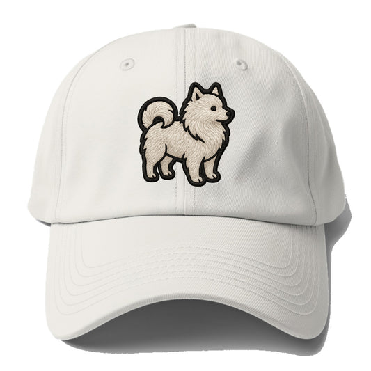 Japanese Spitz - Contemporary white spit - Baseball Cap - Off White