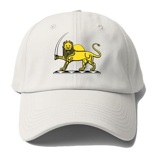 Lion Of The Rising Blade - Baseball Cap For Big Heads - Off White