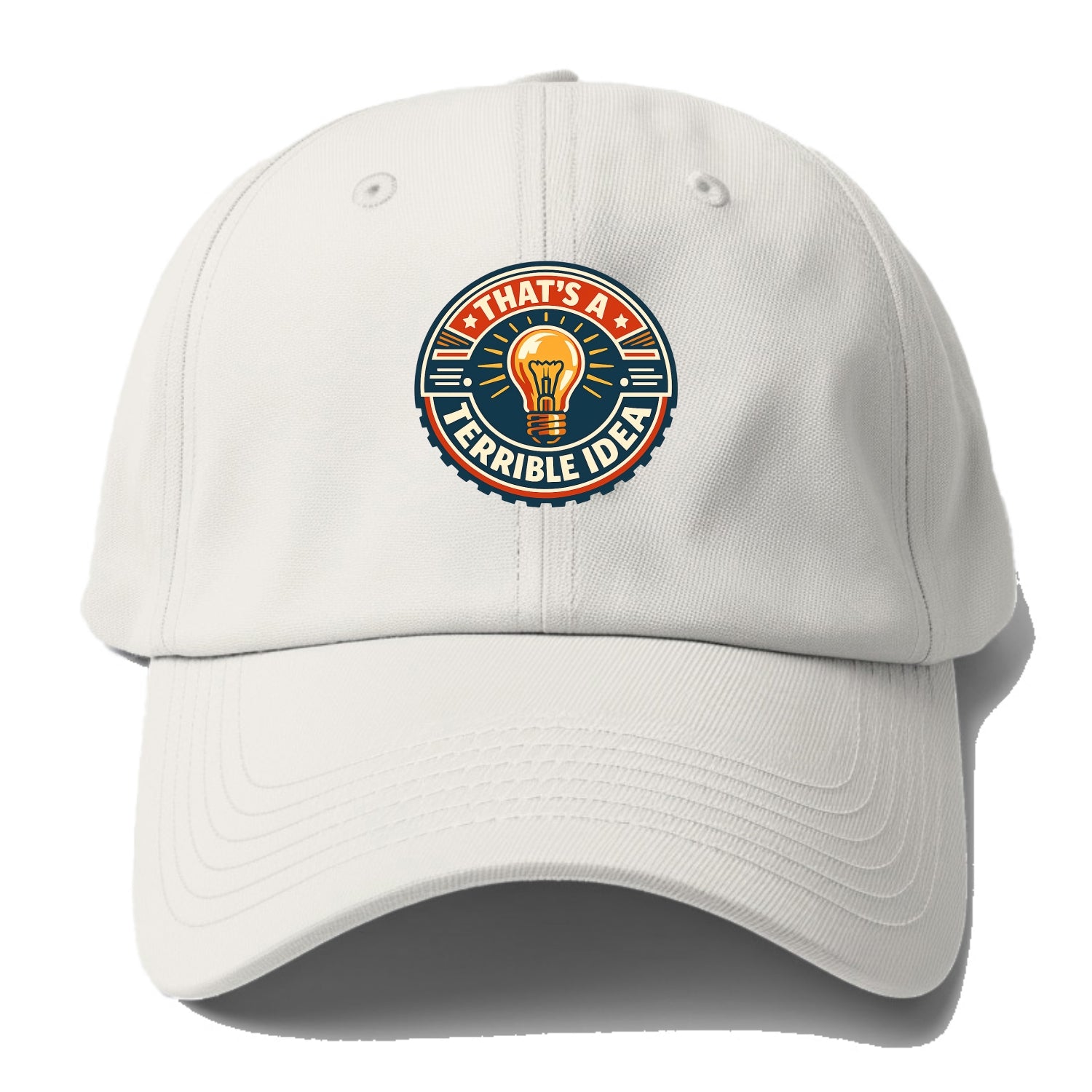 Bold Idea Rebellion - Baseball Cap For Big Heads - Off White