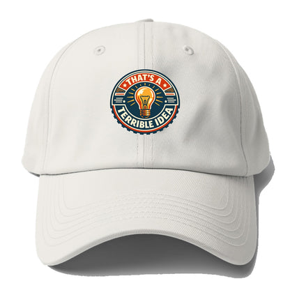 Bold Idea Rebellion - Baseball Cap For Big Heads - Off White
