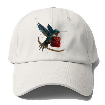 Frostbite Hummingbird Courier  - Baseball Cap For Big Heads - Off White