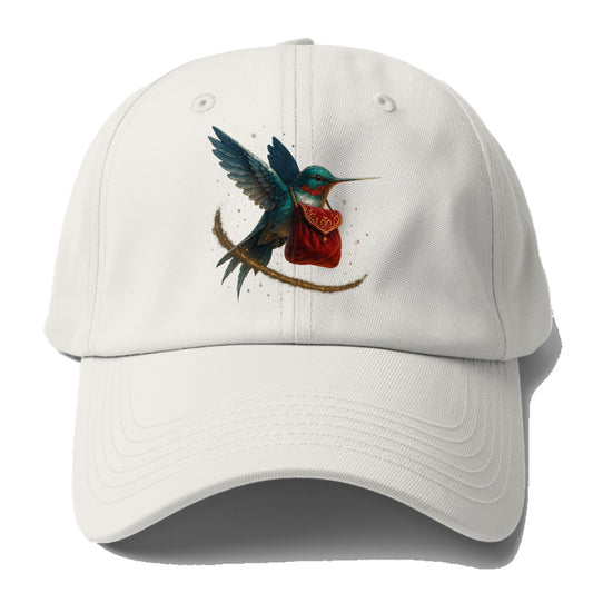 Frostbite Hummingbird Courier  - Baseball Cap For Big Heads - Off White