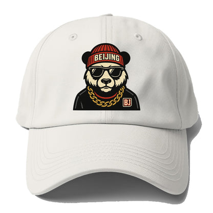 Beijing Panda - Baseball Cap For Big Heads - Off White