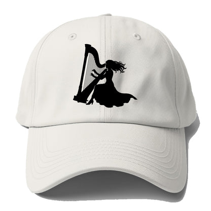 Harpist playing ethereal melody - Baseball Cap - Off White