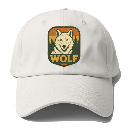 Arctic White Wolf  - Baseball Cap For Big Heads - Off White