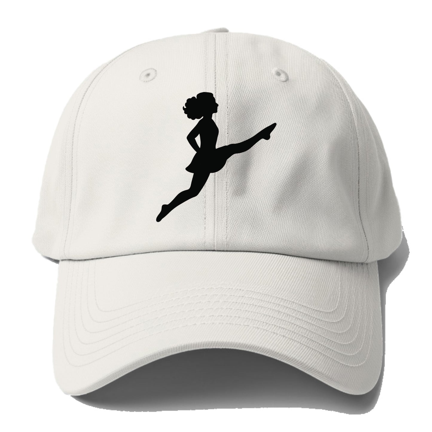 Irish step dancer Riverdance leap - Baseball Cap - Off White