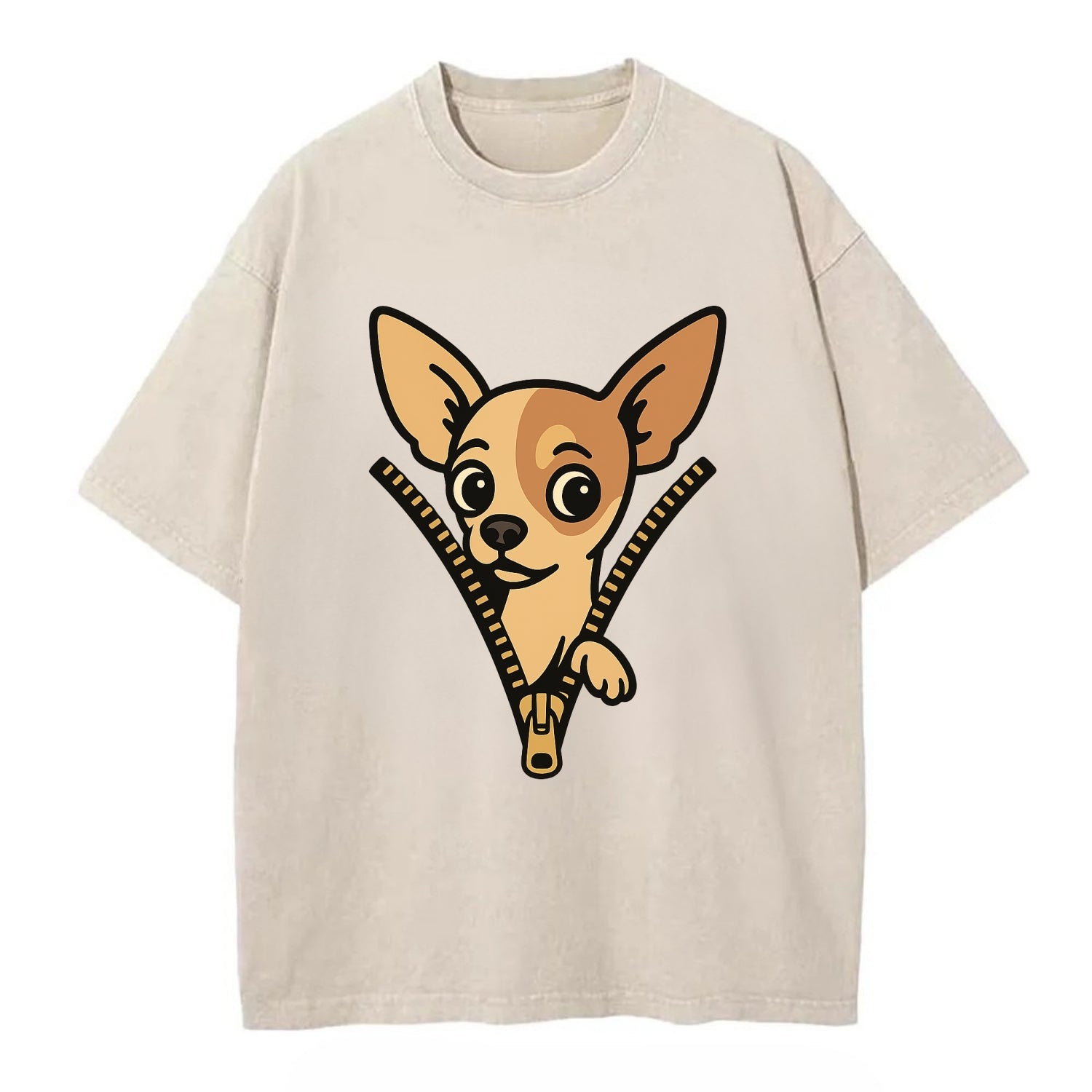 Chihuahua - Vintage T-shirt - Off White