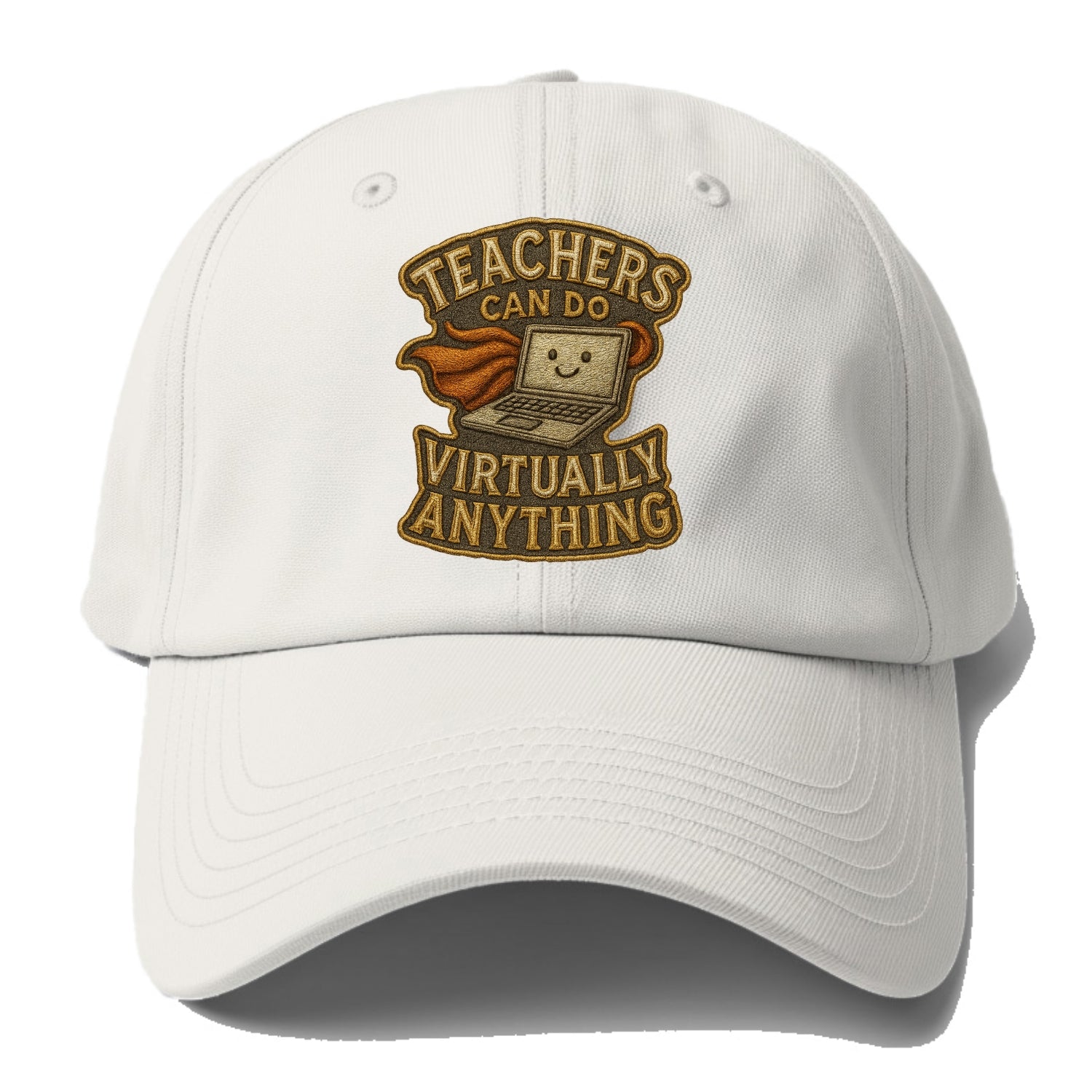 Teachers Can Do Virtually Anything  - Baseball Cap - Off White
