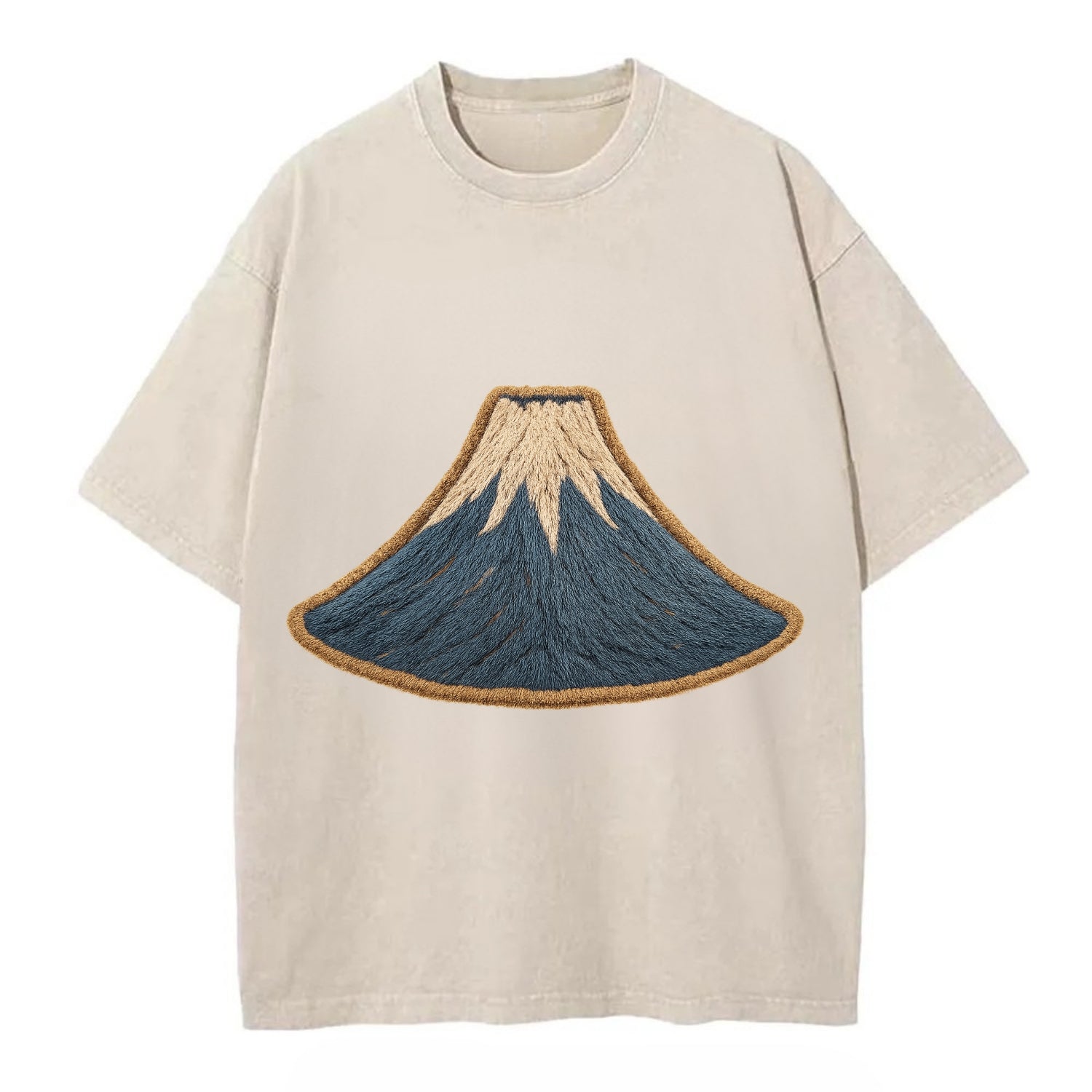 Sacred Mountain  - Vintage T-shirt - Off White