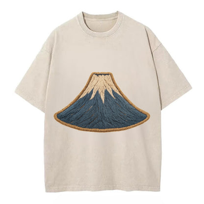 Sacred Mountain  - Vintage T-shirt - Off White