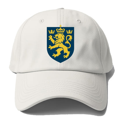 Sweden Three Crowns Emblem - Baseball Cap For Big Heads - Off White