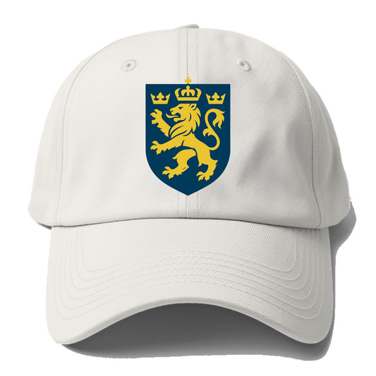 Sweden Three Crowns Emblem - Baseball Cap For Big Heads - Off White