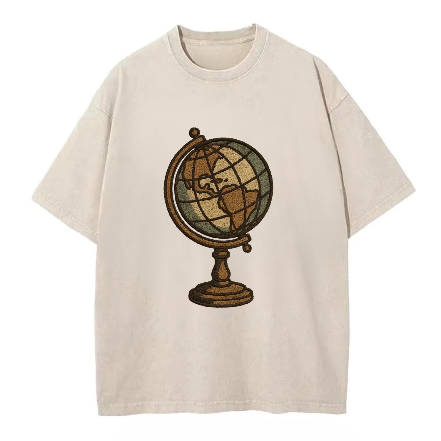 Globe  - Vintage T-shirt - Off White