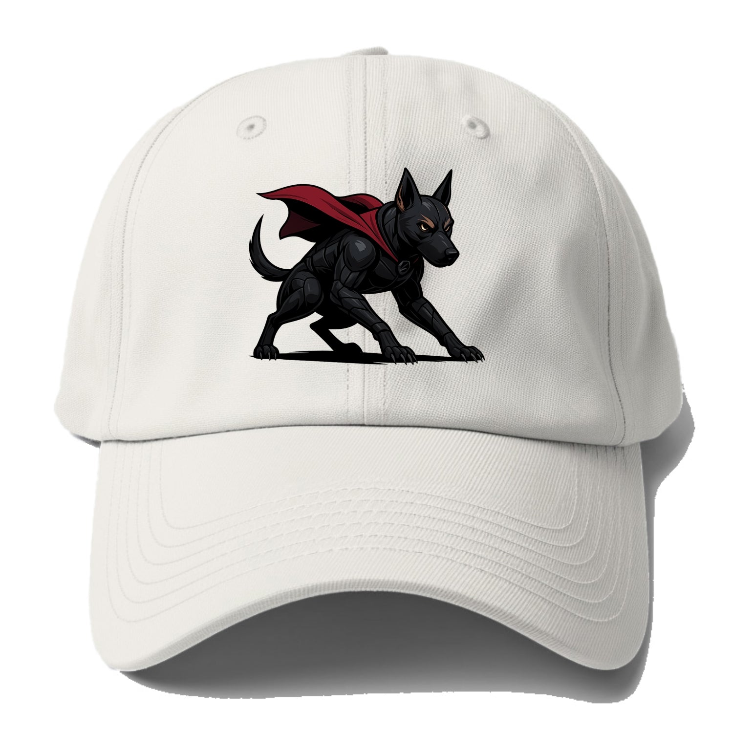 Belgian Malinois Black Panther  - Baseball Cap - Off White